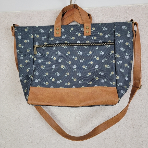 Thirty One Women's Step Up Tote In Ditzy Daisy Print NWOT - Picture 2 of 14